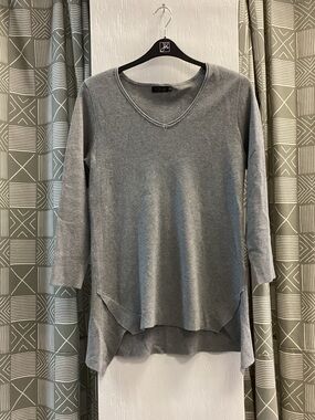Gucci Grey Layered V-Neck Tunic